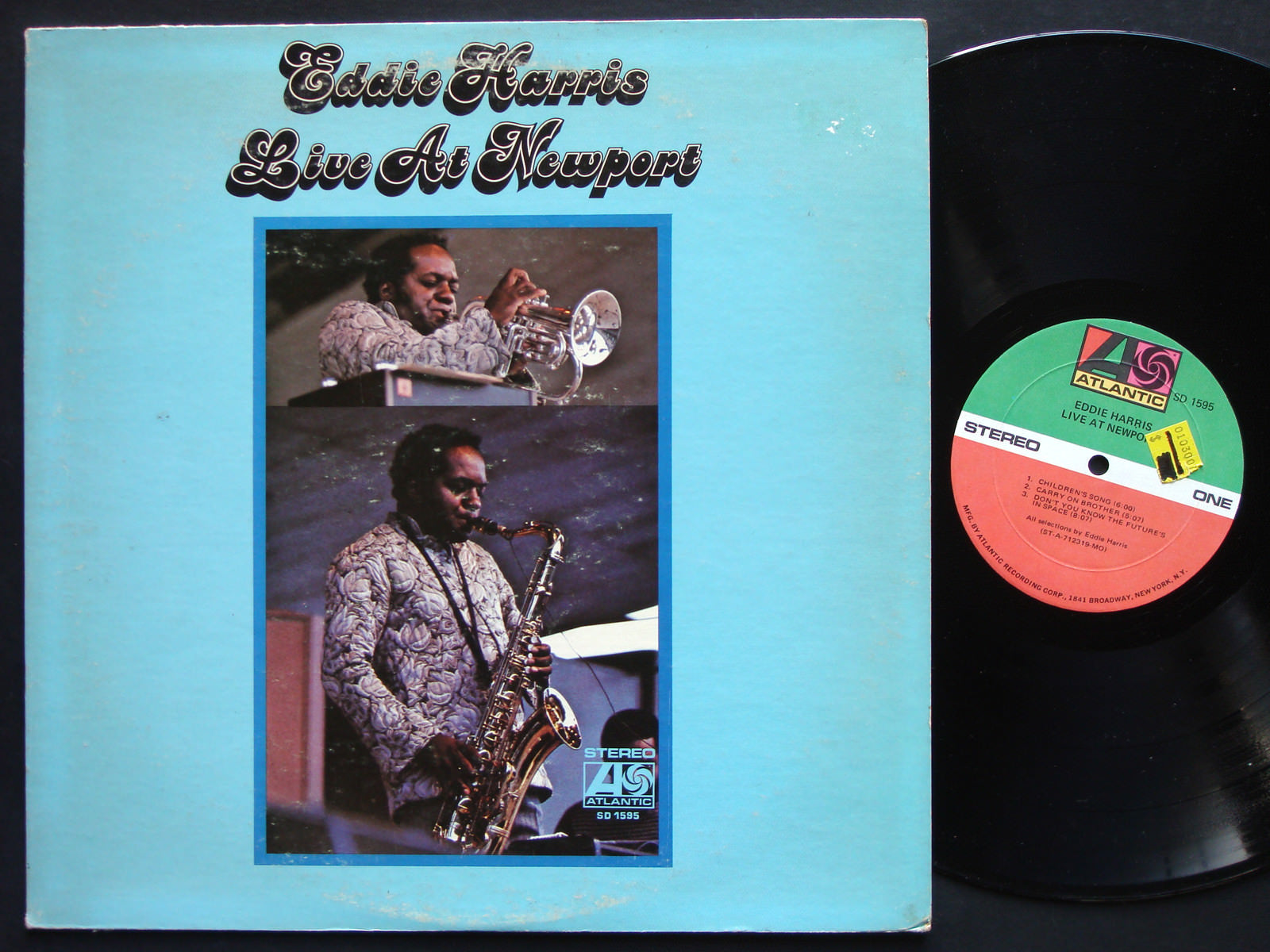 EDDIE HARRIS Live At Newport LP ATLANTIC SD 1595 US 1971 JAZZ FUNK