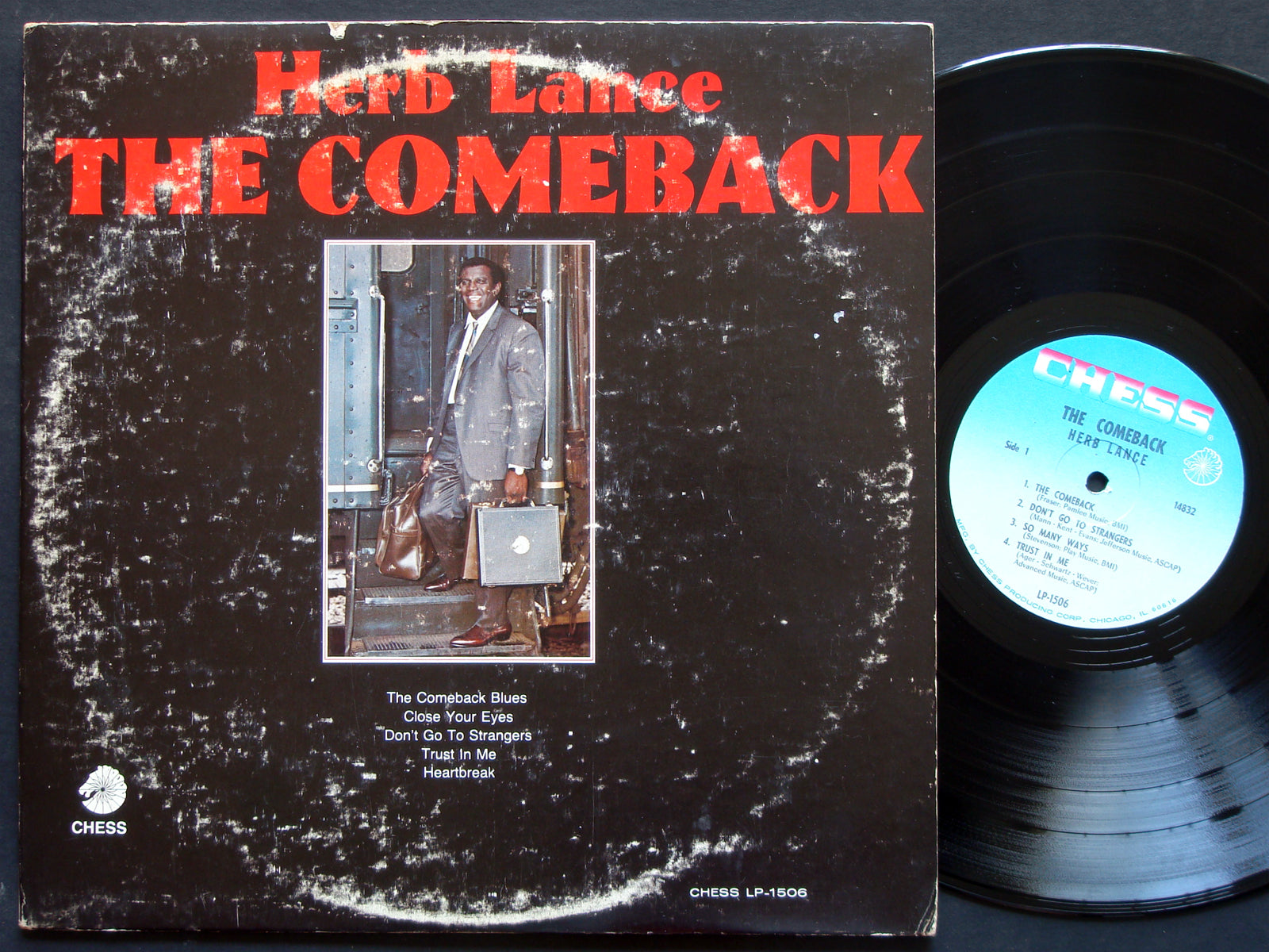 HERB LANCE The Comeback CHESS LP-1506 Orig US 1966 JAZZ BLUES MONO