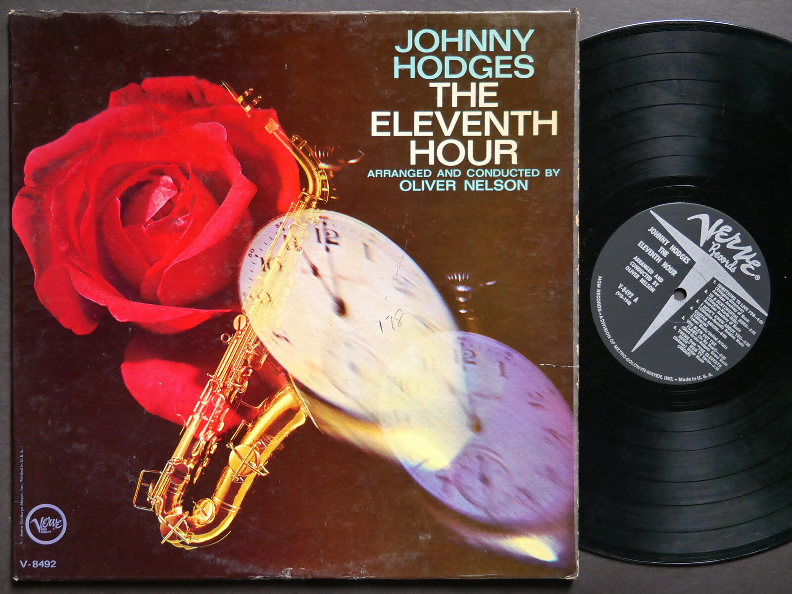 JOHNNY HODGES The Eleventh Hour LP VERVE V-8492 US 1962 MONO JAZZ Oliver Nelson