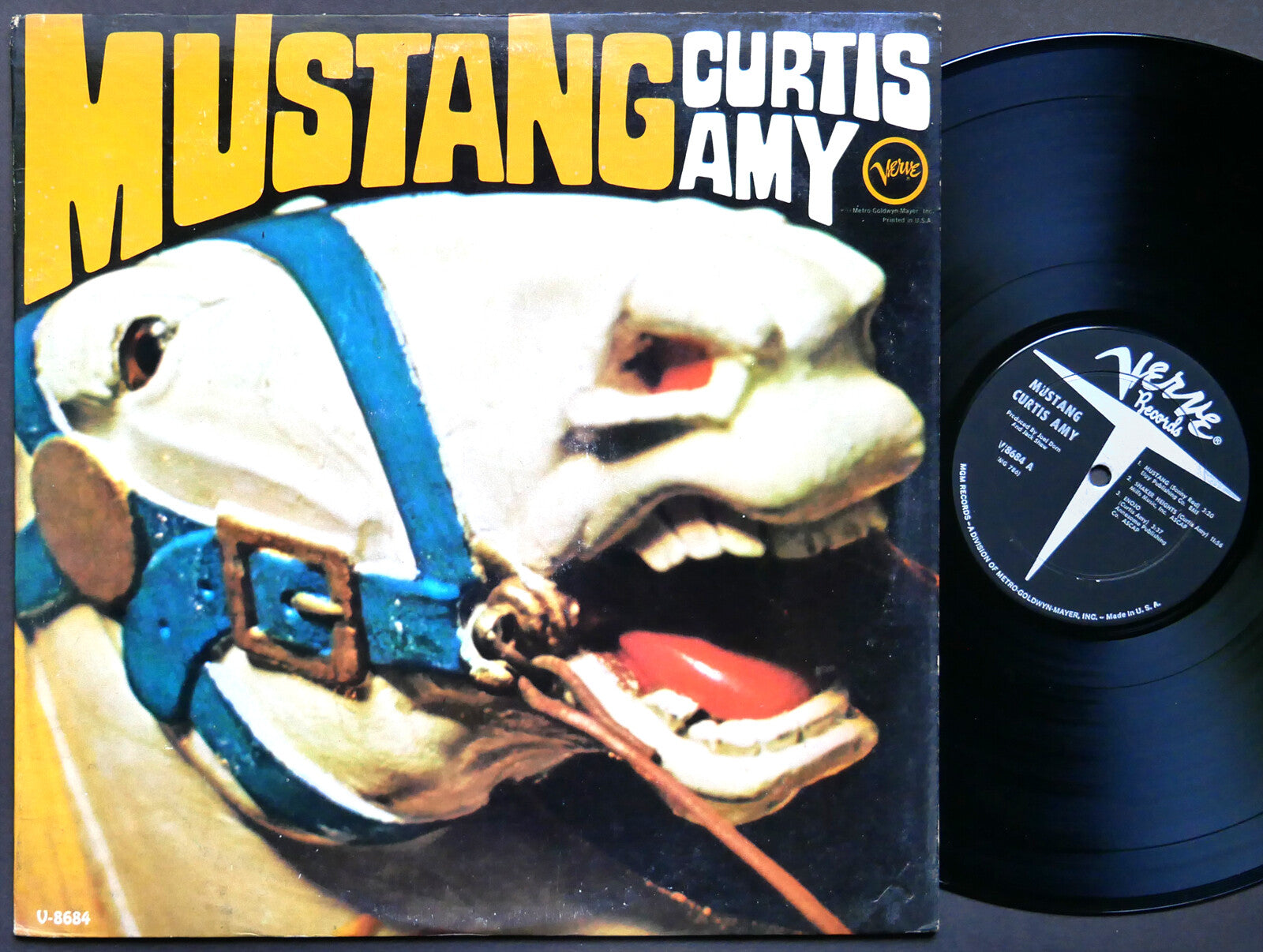 CURTIS AMY Mustang LP VERVE RECORDS V-8684 US 1966 DG MONO JAZZ Kenny Barron
