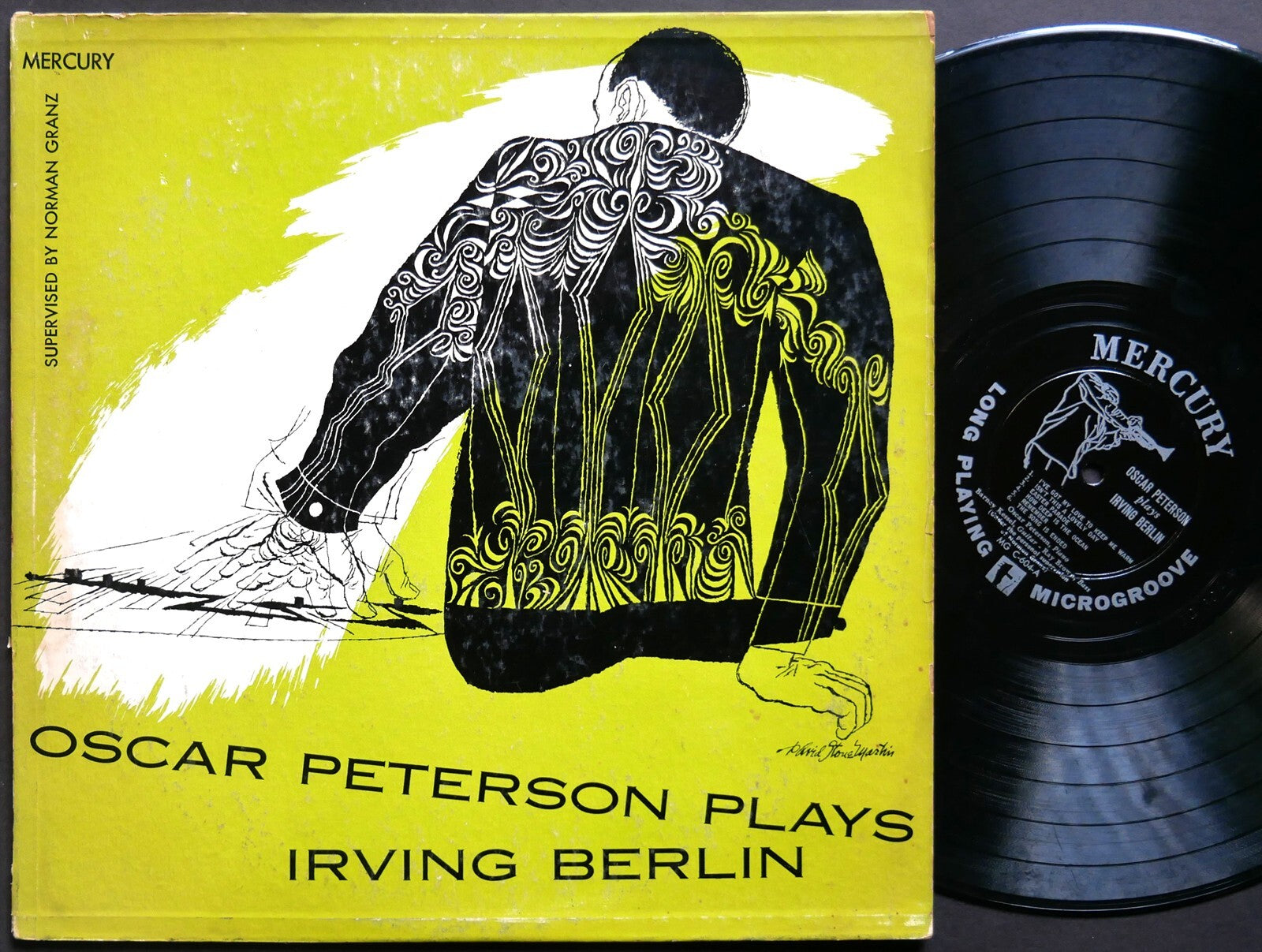 OSCAR PETERSON Plays Irving Berlin LP MERCURY MGC-603 US 1953 DG MONO Ray Brown