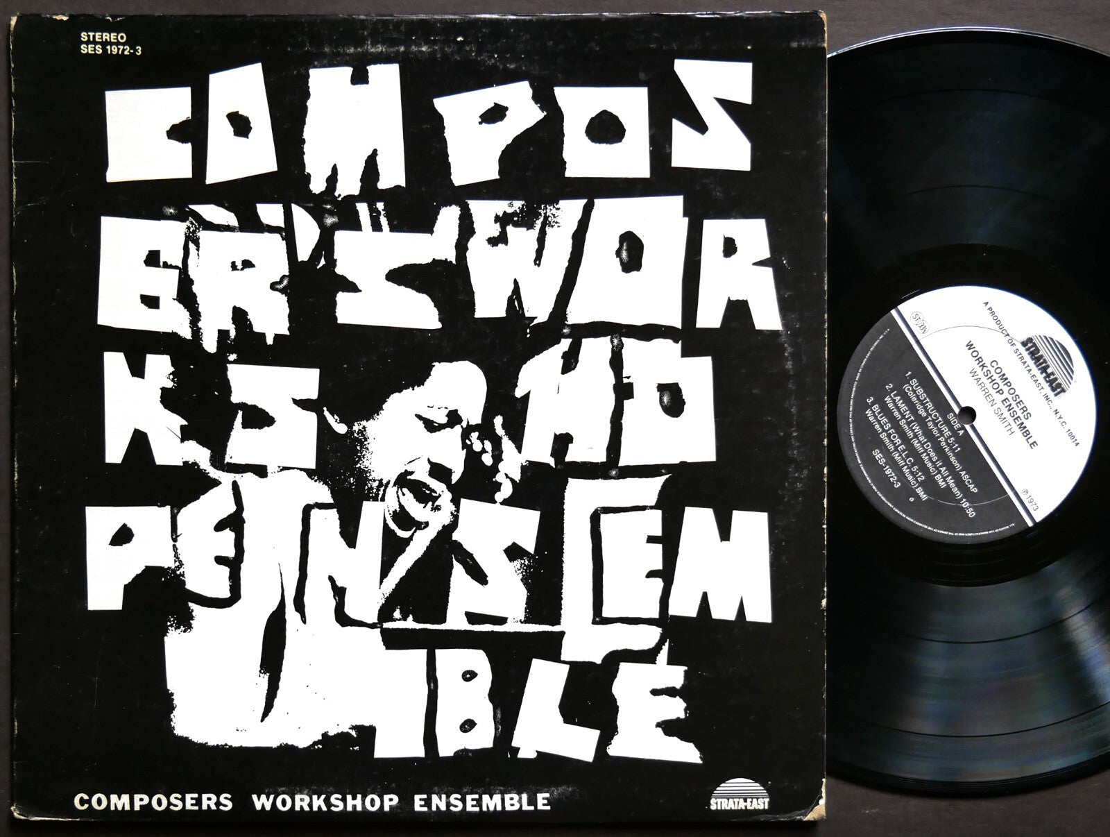 COMPOSERS WORKSHOP ENSEMBLE With WARREN SMITH LP STRATA-EAST SES-1972-3 US 1972