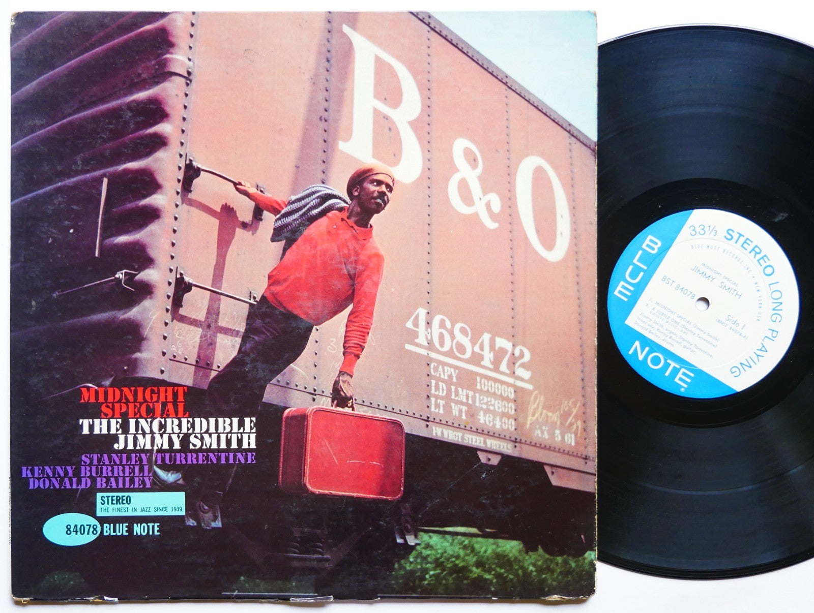 JIMMY SMITH Midnight Special LP BLUE NOTE BST 84078 US '61 RVG EAR Kenny Burrell