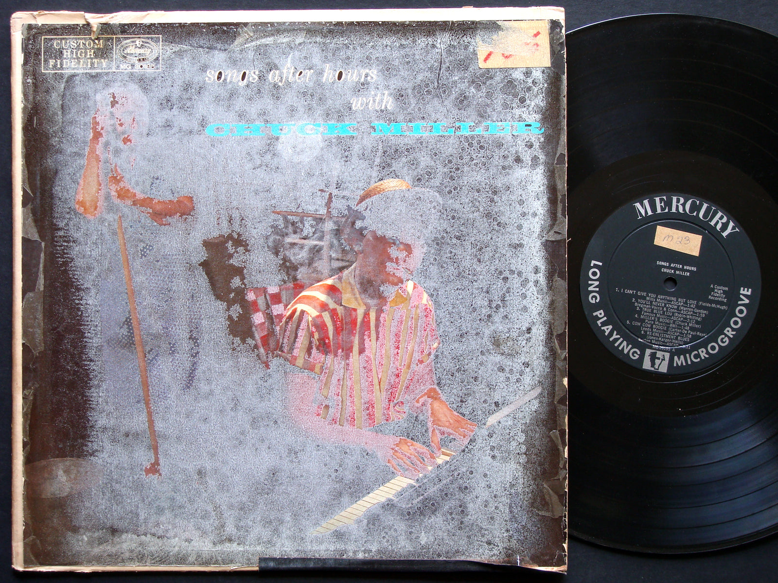 CHUCK MILLER Songs After Hours LP MERCURY MG 20195 US 1956 DG MONO