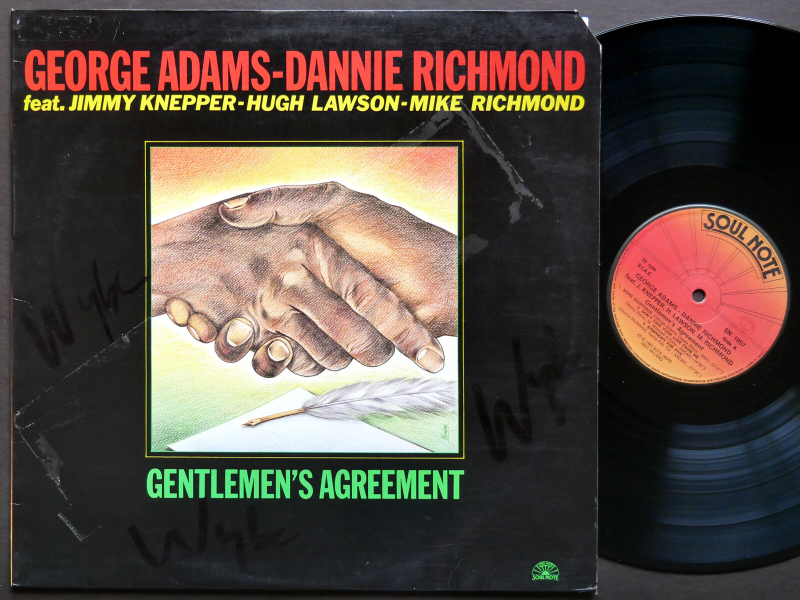 GEORGE ADAMS DANNIE RICHMOND Gentlemen's Agreement SOUL NOTE SN 1057 ITALY 1983