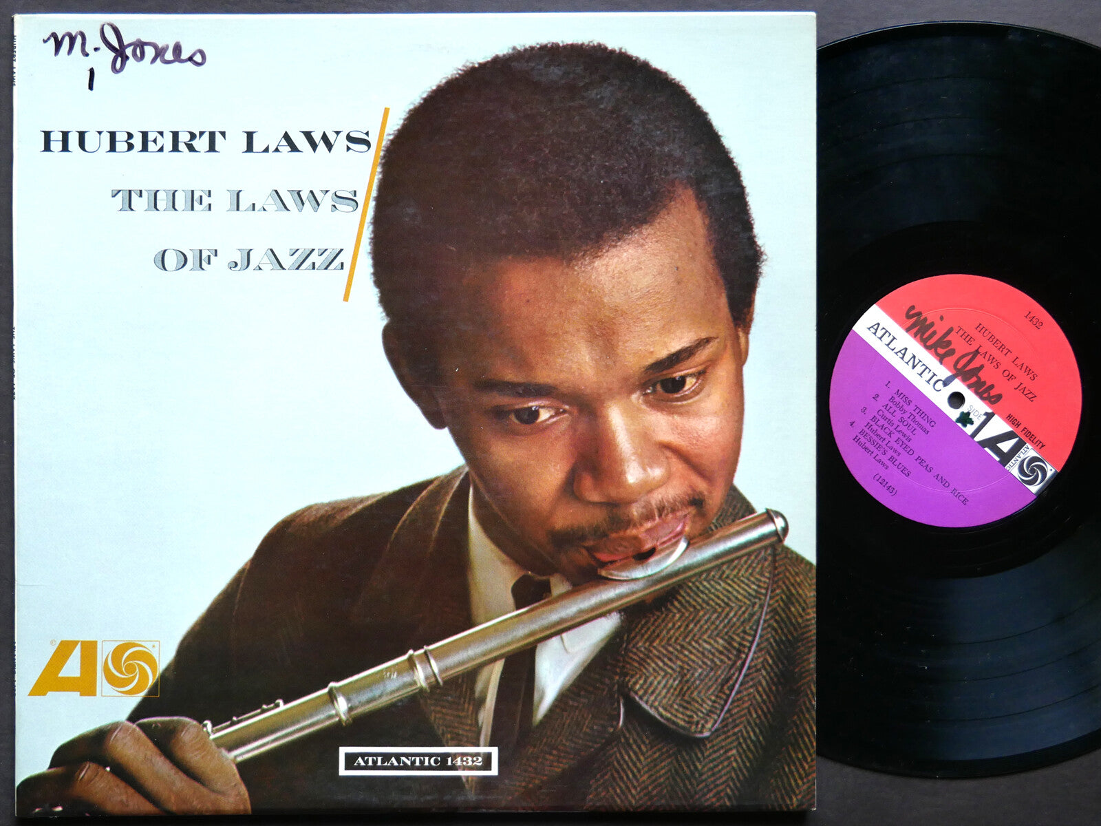 HUBERT LAWS The Laws Of Jazz LP ATLANTIC 1432 US 1964 MONO Richard Davis