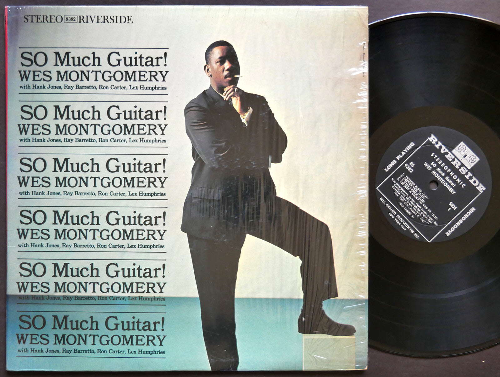 WES MONTGOMERY SO Much Guitar! LP RIVERSIDE RS 9382 US 1961 DG ST Ray Barretto