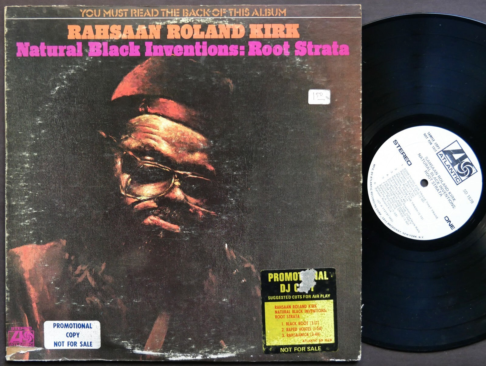 RAHSAAN ROLAND KIRK Natural Black Inventions: Root Strata LP ATLANTIC SD 1578