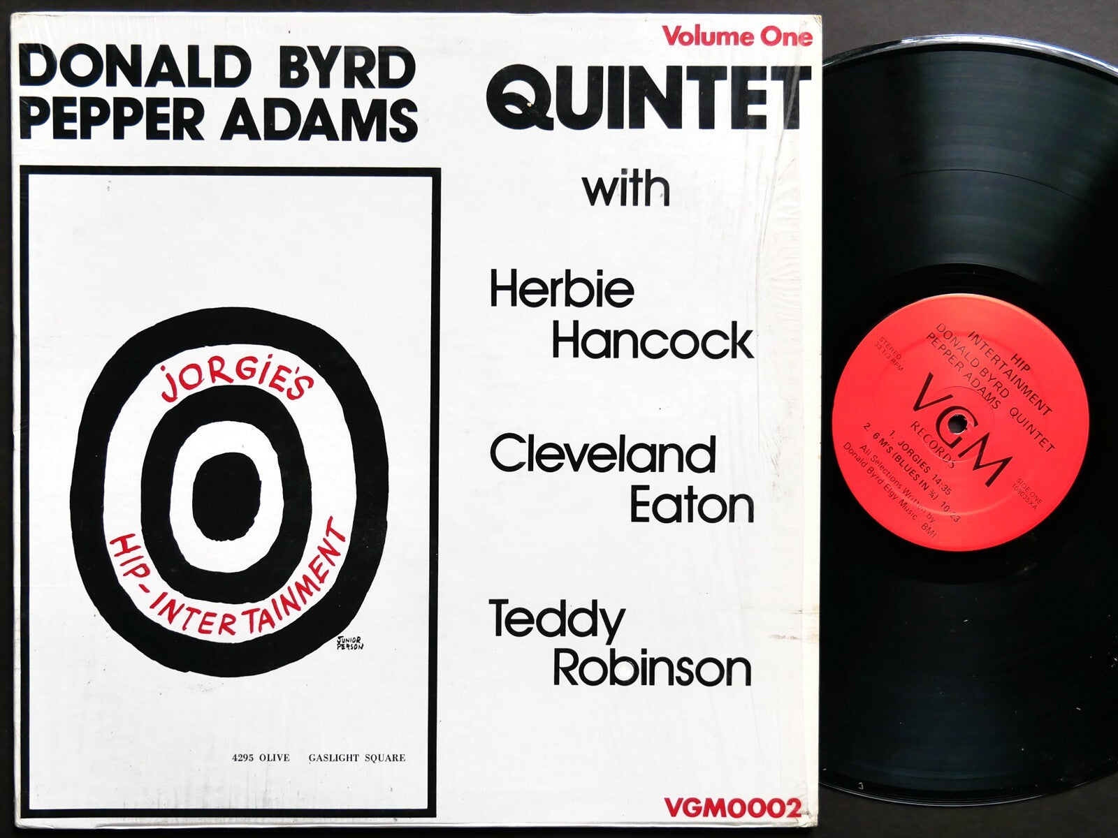 DONALD BYRD PEPPER ADAMS Quintet Jorgie's Hip-Intertainment Vol.1 VGM 0002 JAZZ