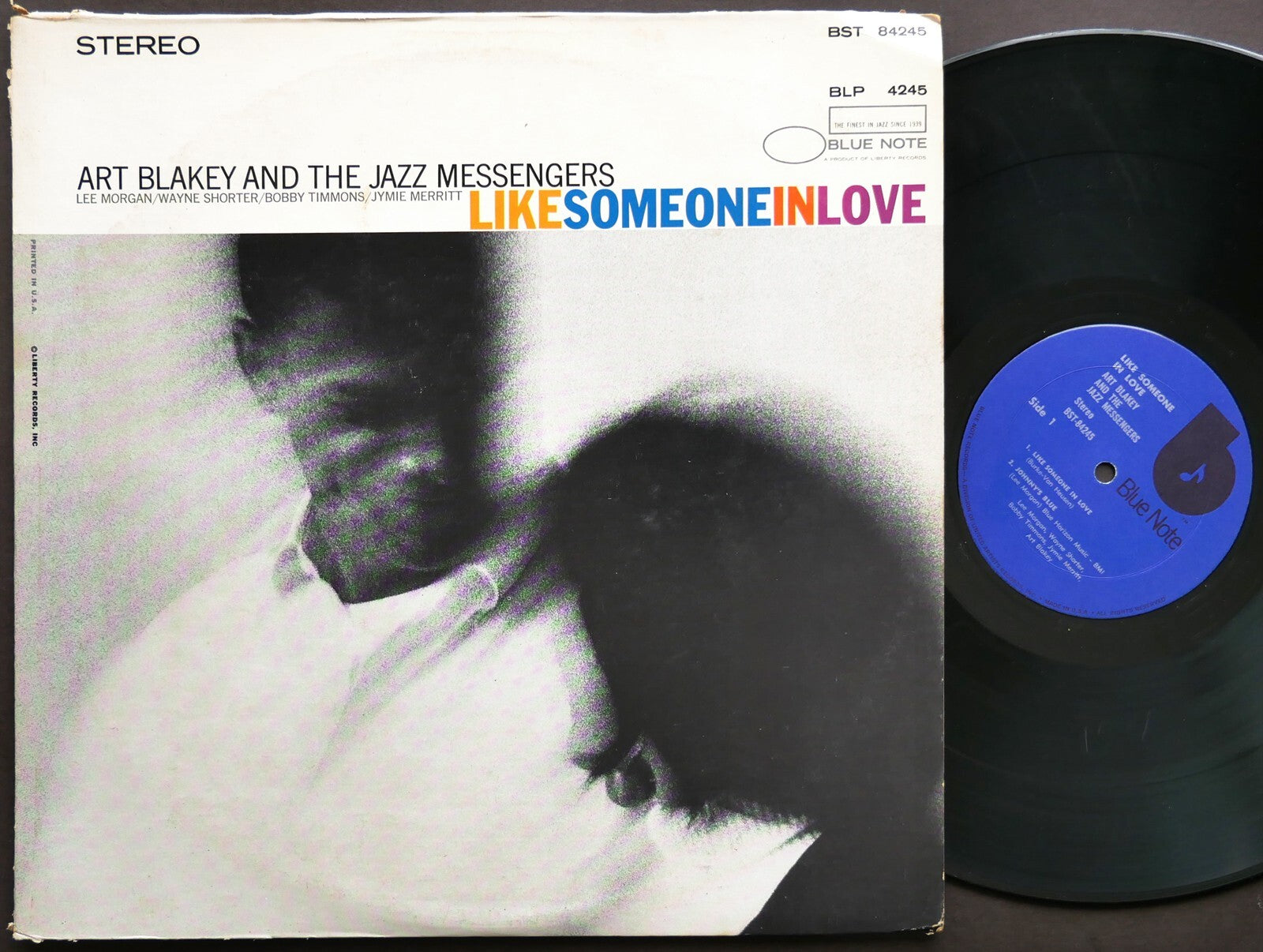 ART BLAKEY & The Jazz Messengers Like Someone In Love LP BLUE NOTE BST 84245 RVG