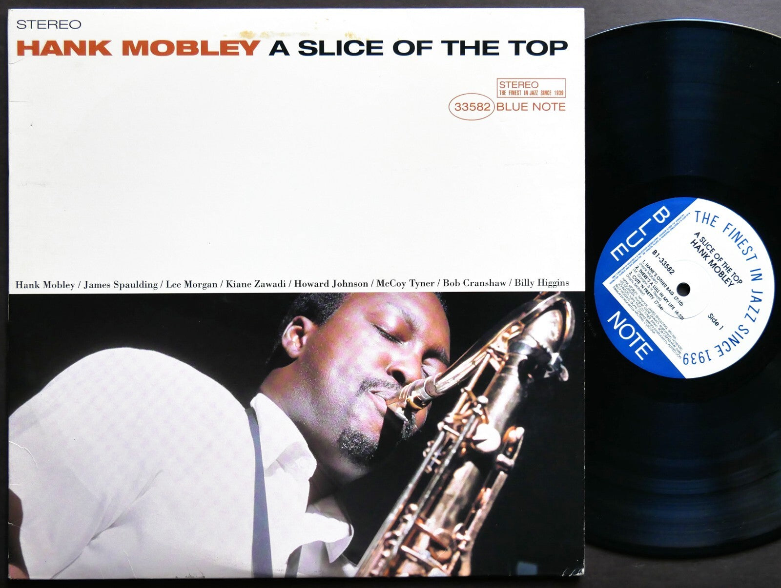 HANK MOBLEY A Slice Of The Top LP BLUE NOTE B1-33582 US 1995 JAZZ Lee Morgan
