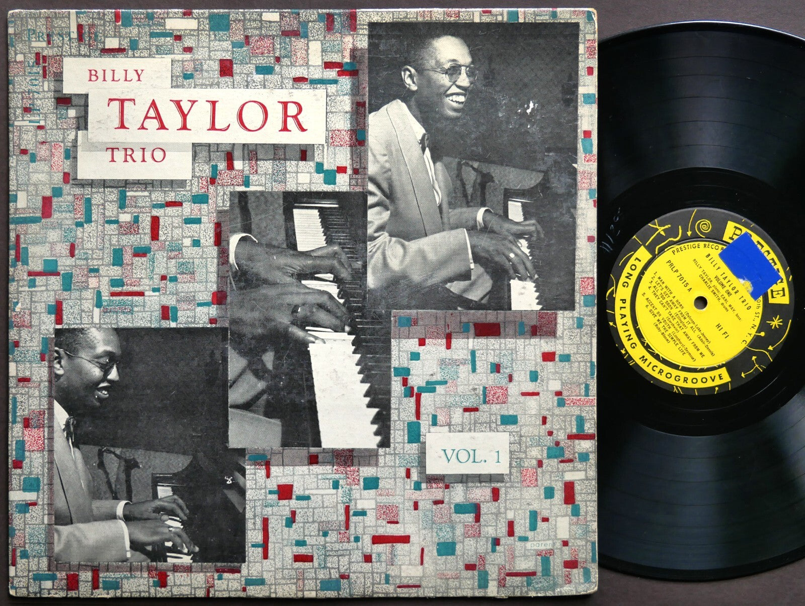 BILLY TAYLOR TRIO Vol. 1 LP PRESTIGE PRLP 7015 US 1956 RVG DG MONO JAZZ W.50th