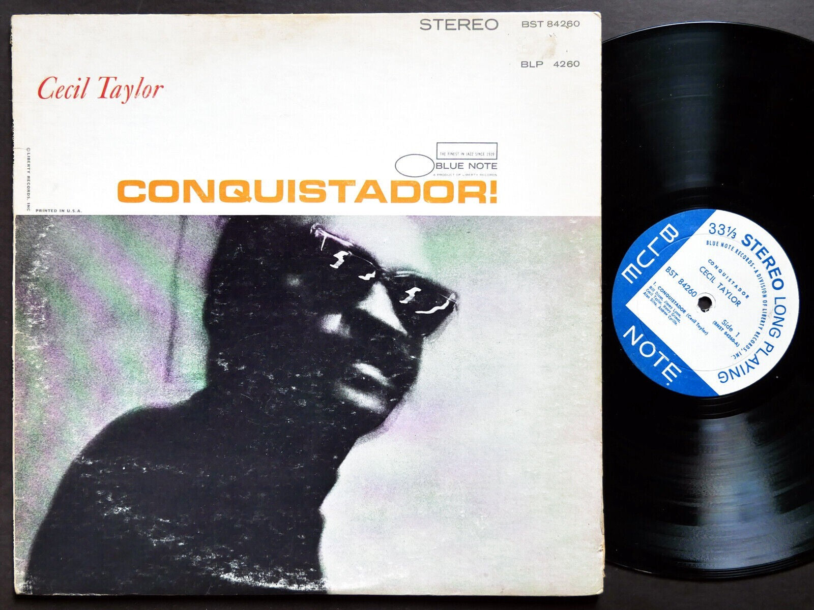 CECIL TAYLOR Conquistador! LP BLUE NOTE 84260 US 1966 Alan Silva Henry Grimes