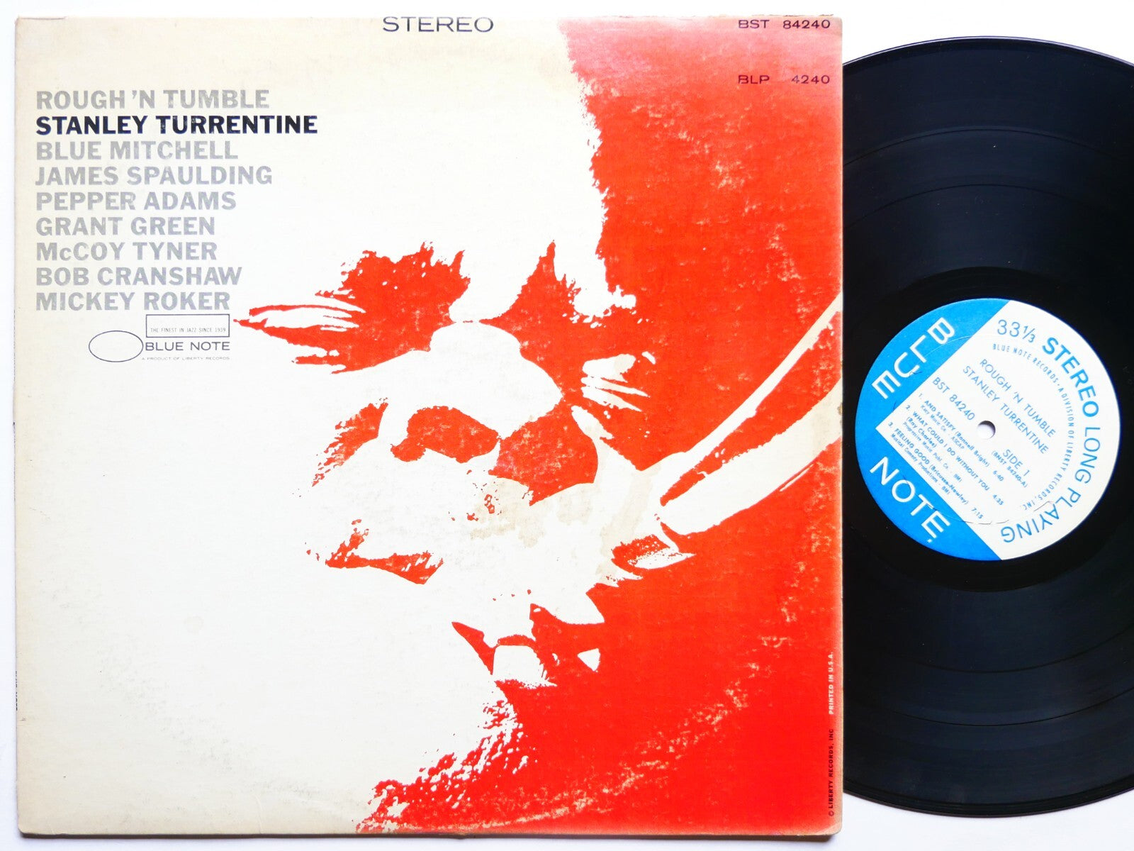 STANLEY TURRENTINE Rough 'N Tumble LP BLUE NOTE BST 84240 LIBERTY McCoy Tyner