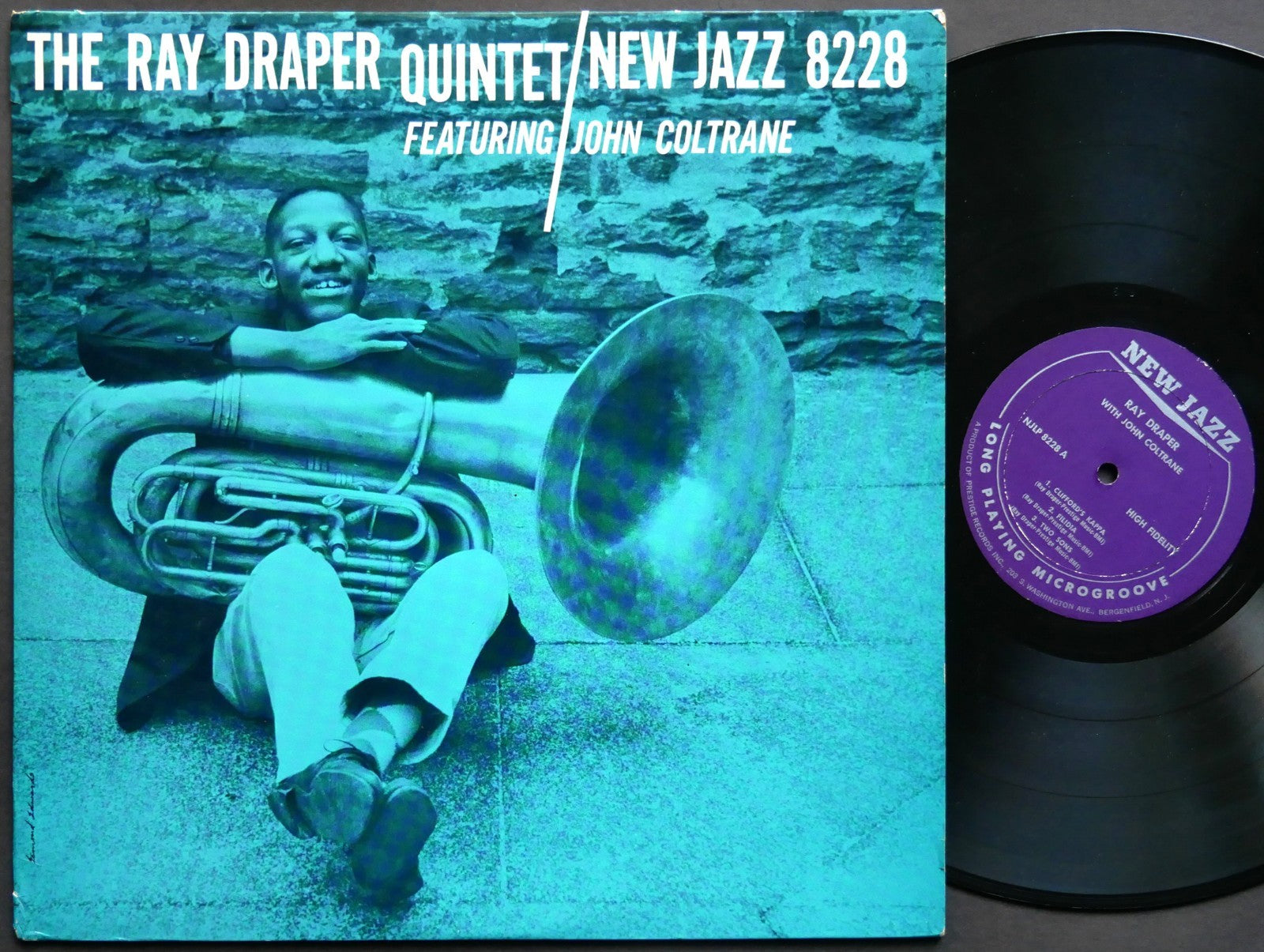 RAY DRAPER Quintet JOHN COLTRANE LP NEW JAZZ NJLP 8228 US 1963 RVG MONO VG+