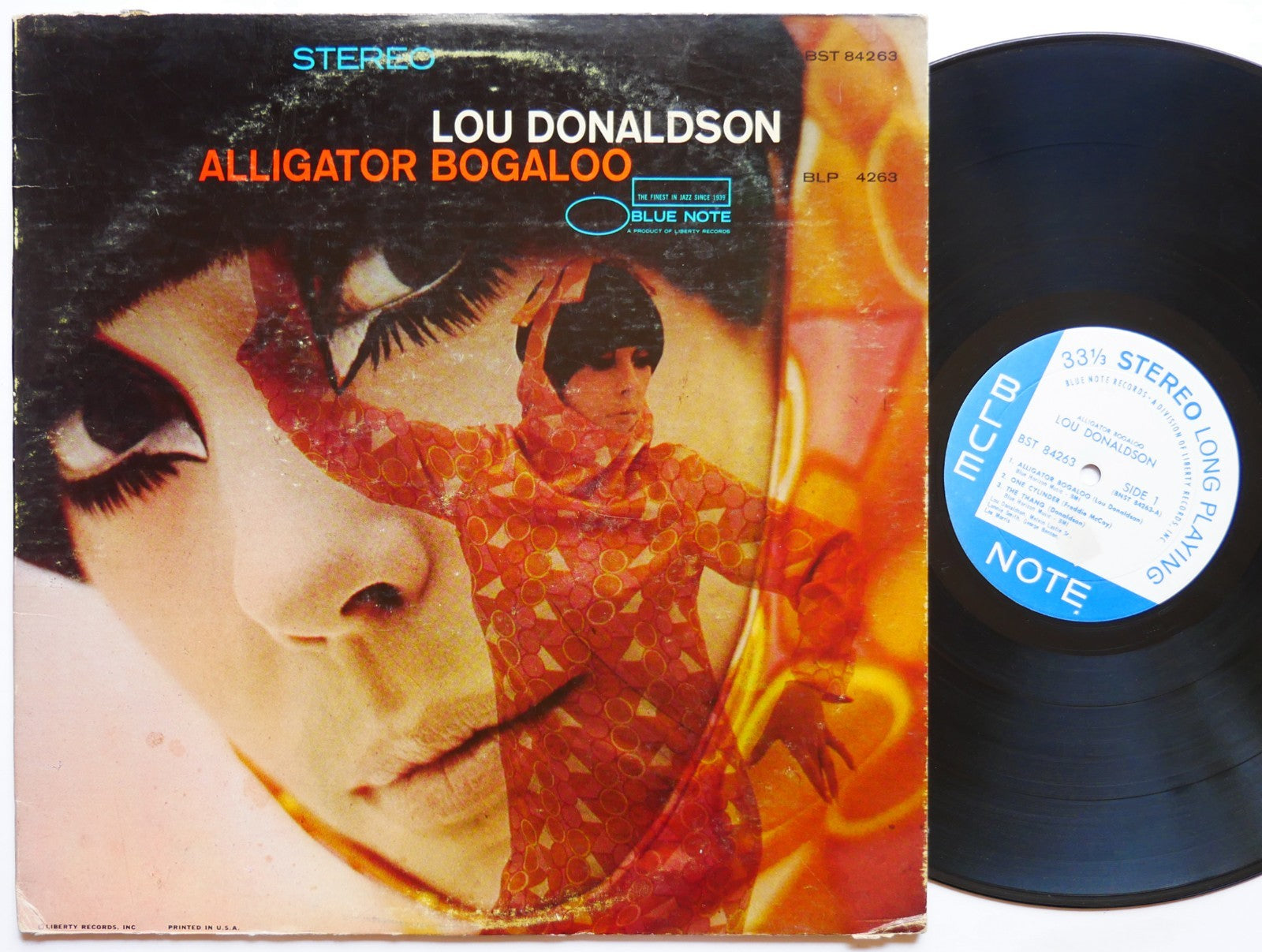 LOU DONALDSON Alligator Bogaloo LP BLUE NOTE BST 84263 Orig US 1967 Lonnie Smith