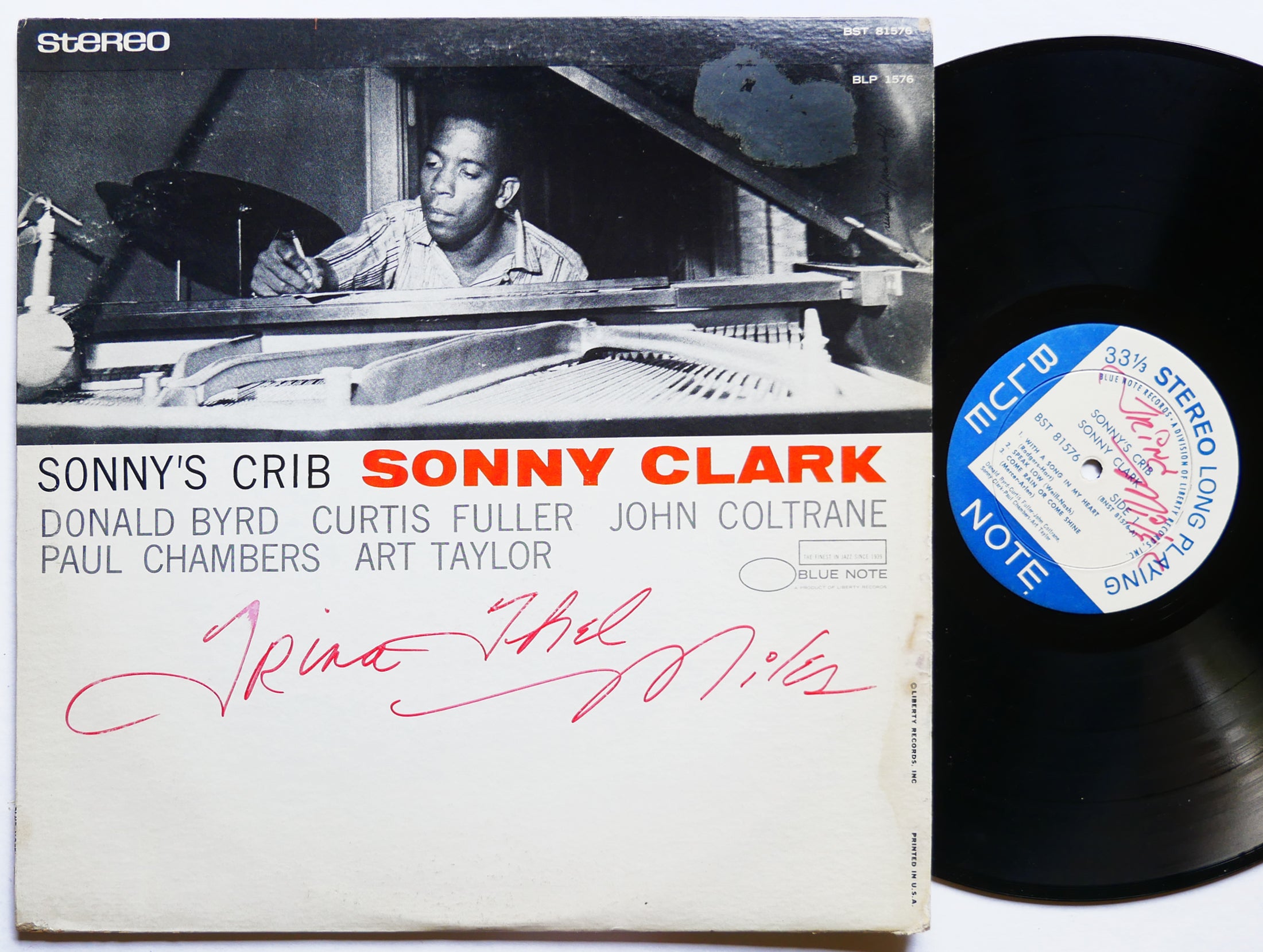 SONNY CLARK Sonny's Crib LP BLUE NOTE BST 81576 US 1966 LIBERTY John Coltrane