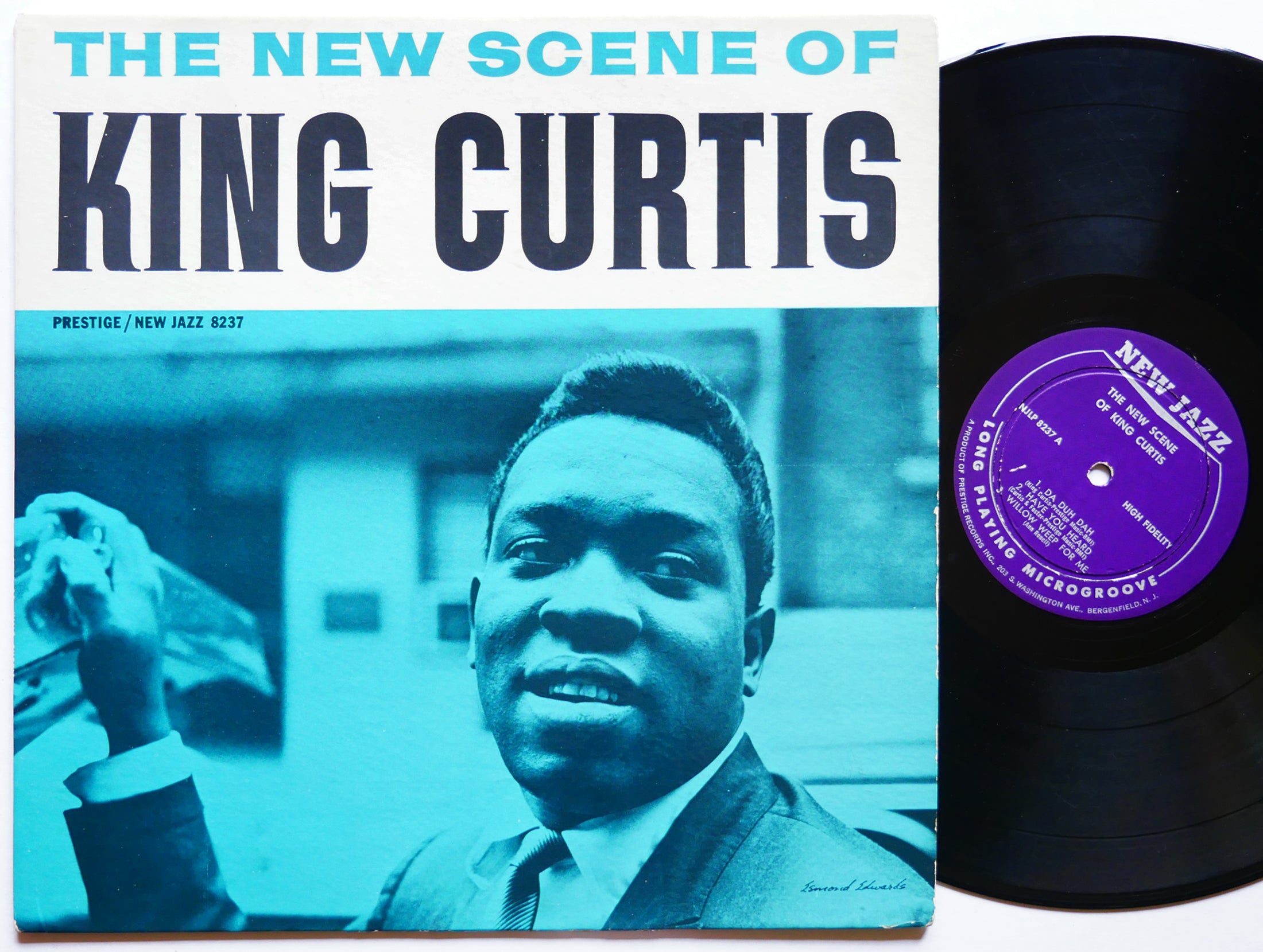 KING CURTIS The New Scene Of LP NEW JAZZ NJLP 8237 US 1960 DG MONO Wynton Kelly
