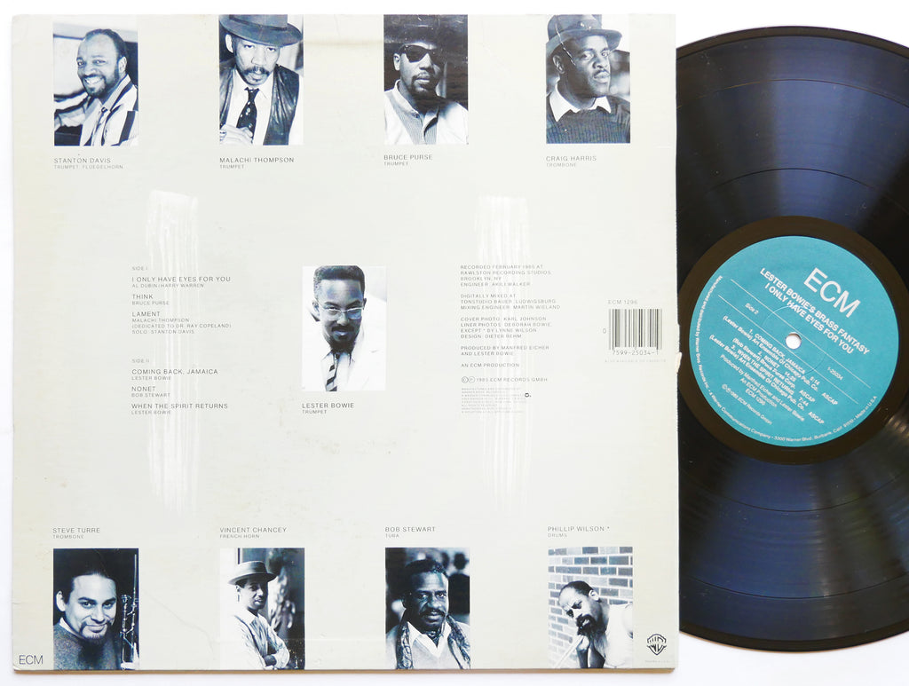 LESTER BOWIE I Only Have Eyes For You LP ECM RECORDS 25034-1 US 1985 JAZZ
