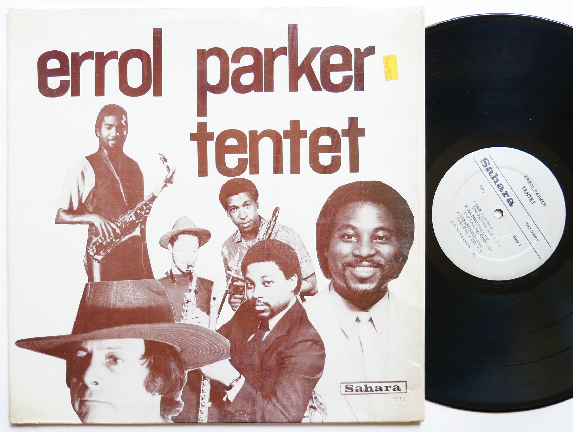 THE ERROL PARKER TENTET LP SAHARA RECORDS 1013 US 1982 Doug Harris Steve Coleman