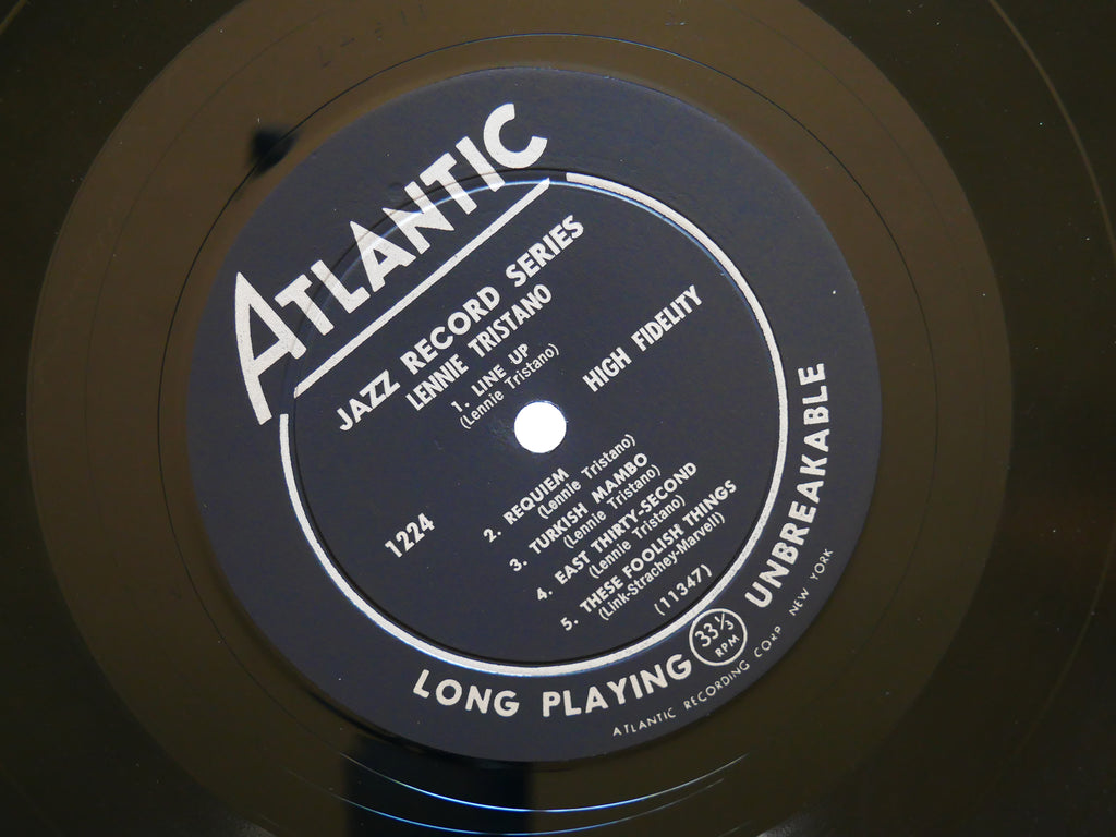 LENNIE TRISTANO Self Titled LP ATLANTIC 1224 US 1956 MONO Lee Konitz Art Taylor