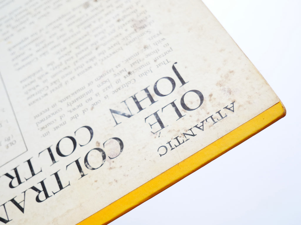 JOHN COLTRANE Ole LP ATLANTIC 1373 US 1961 MONO JAZZ McCoy Tyner Freddie Hubbard