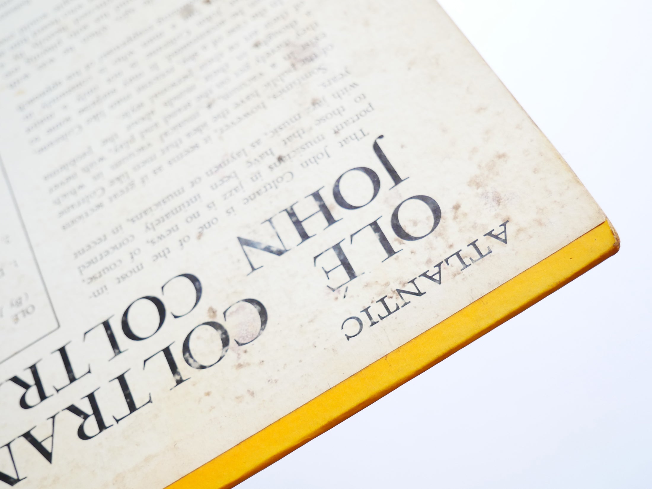 JOHN COLTRANE Ole LP ATLANTIC 1373 US 1961 MONO JAZZ McCoy Tyner Freddie Hubbard