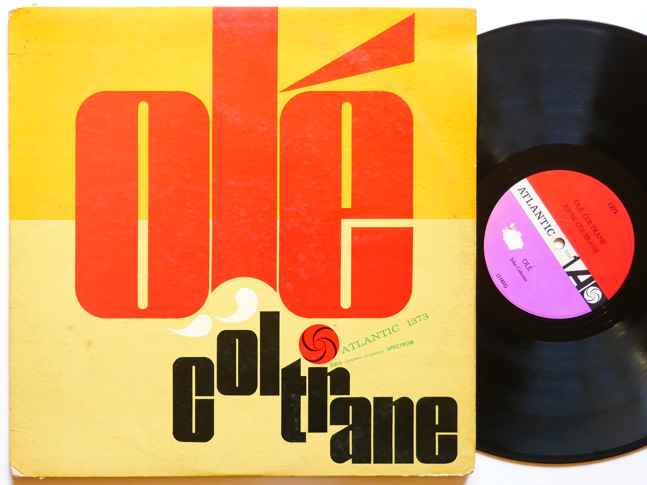 JOHN COLTRANE Ole LP ATLANTIC 1373 US 1961 MONO JAZZ McCoy Tyner Freddie Hubbard