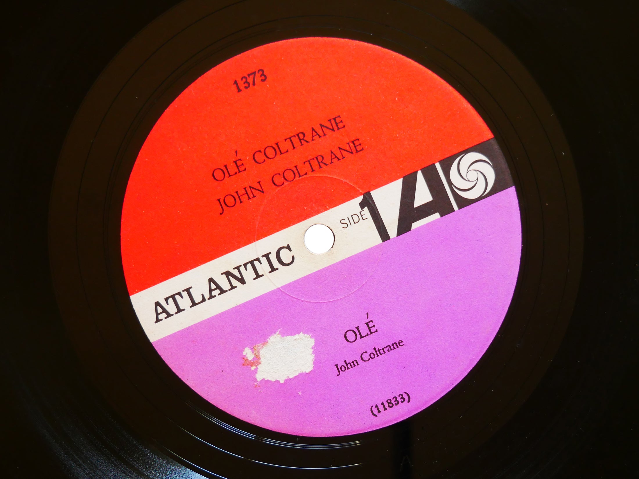 JOHN COLTRANE Ole LP ATLANTIC 1373 US 1961 MONO JAZZ McCoy Tyner Freddie Hubbard