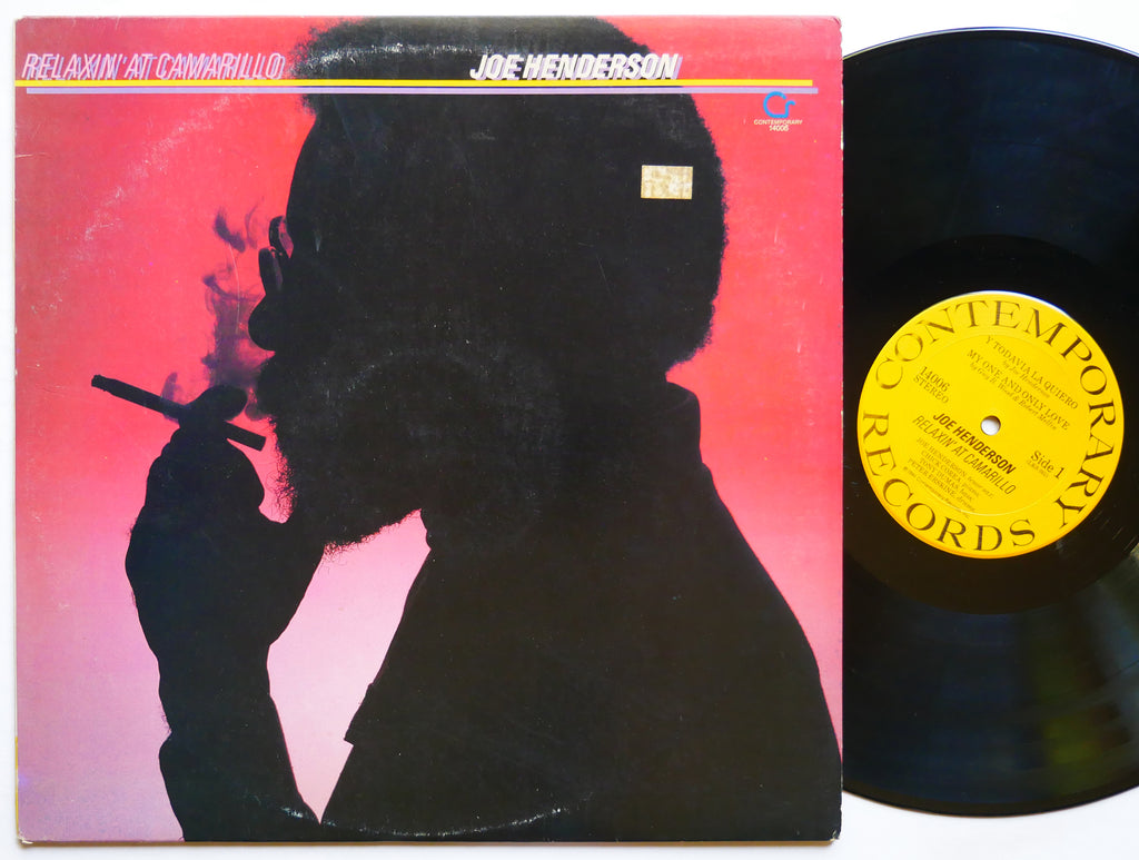 JOE HENDERSON Relaxin' At Camarillo LP CONTEMPORARY 14006 US 1981 Chick Corea