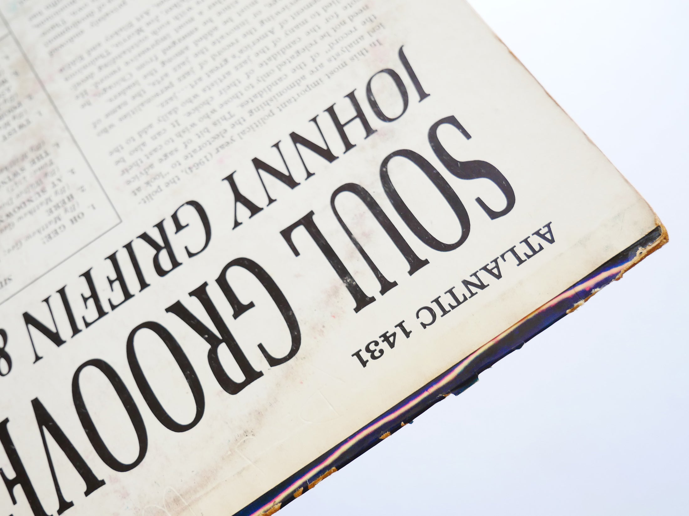 JOHNNY GRIFFIN MATTHEW GEE Soul Groove LP ATLANTIC 1431 US 1963 MONO Hank Jones