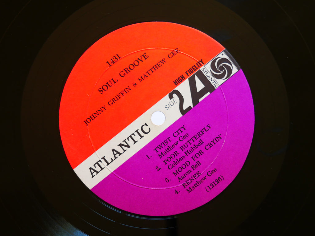 JOHNNY GRIFFIN MATTHEW GEE Soul Groove LP ATLANTIC 1431 US 1963 MONO Hank Jones