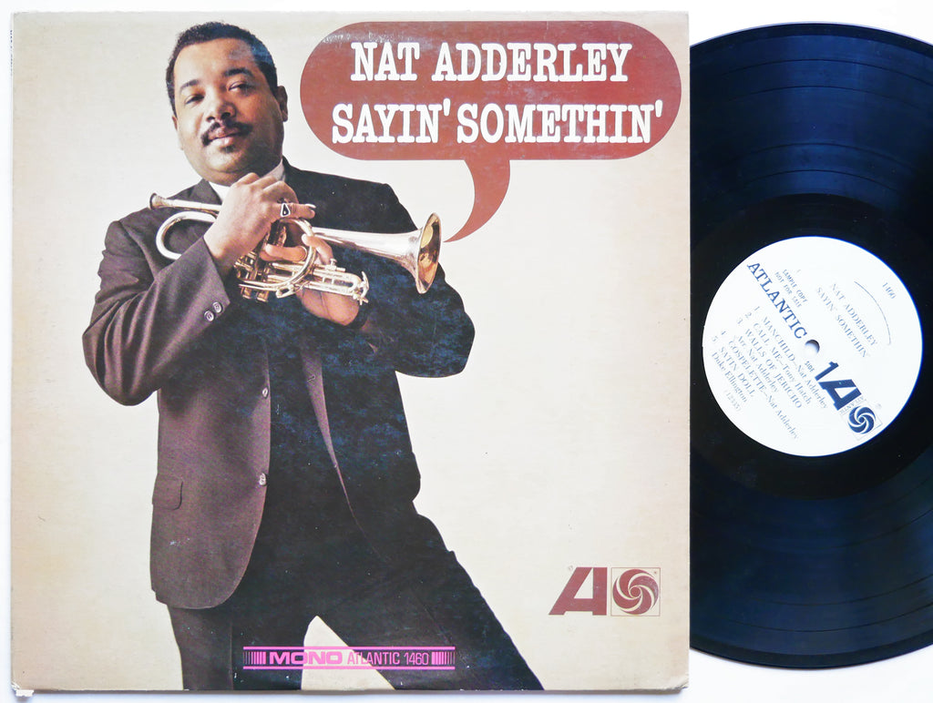 NAT ADDERLEY Sayin' Somethin' LP ATLANTIC 1460 MONO Herbie Hancock Joe Henderson