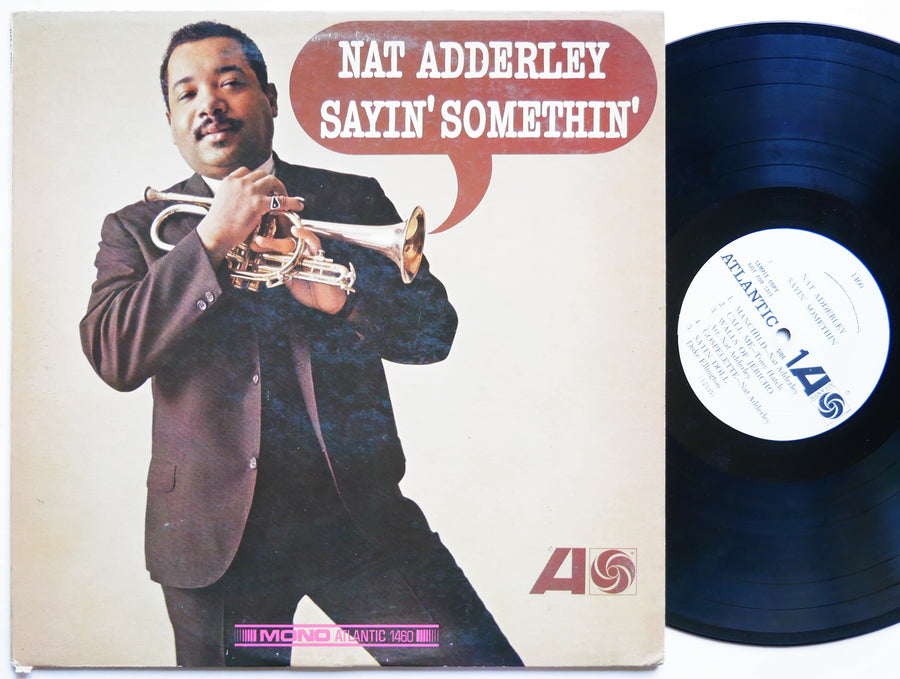 NAT ADDERLEY Sayin' Somethin' LP ATLANTIC 1460 MONO Herbie Hancock Joe Henderson