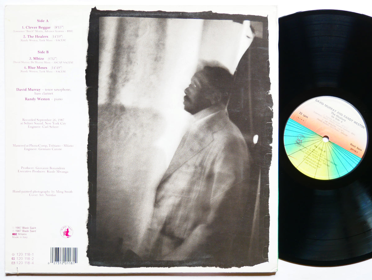 DAVID MURRAY RANDY WESTON The Healers LP BLACK SAINT 120 118-1 ITALY 1987