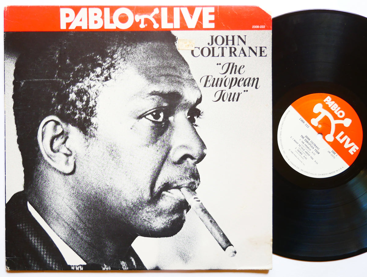 JOHN COLTRANE The European Tour LP PABLO LIVE 2308-222 US 1980 McCoy Tyner