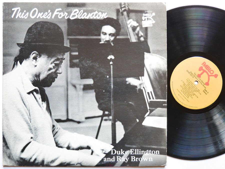 DUKE ELLINGTON RAY BROWN This One's For Blanton LP PABLO 2310 721 US 1975