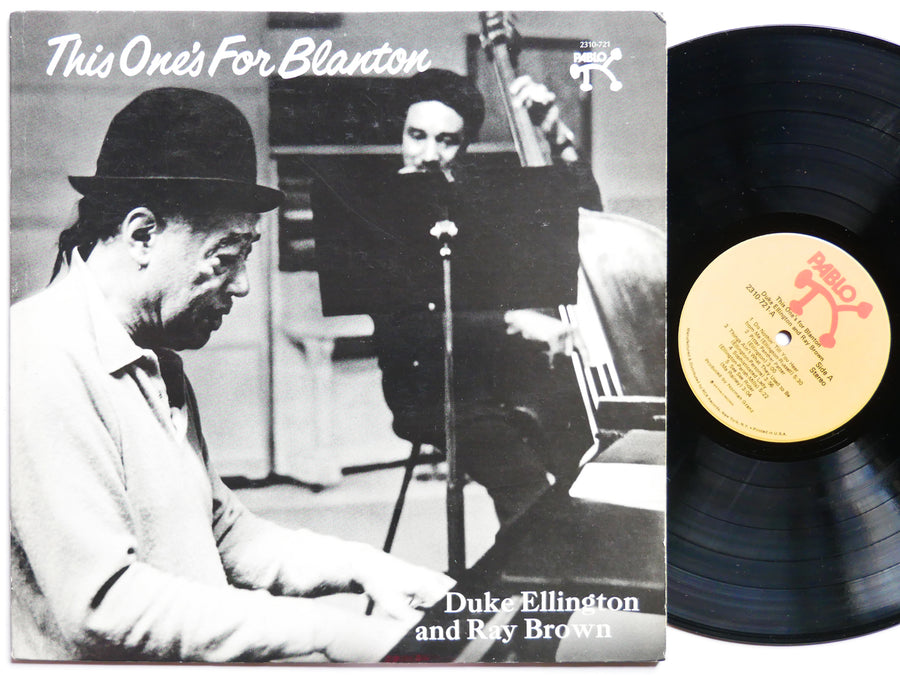 DUKE ELLINGTON RAY BROWN This One's For Blanton LP PABLO 2310 721 US 1975 CLEAN