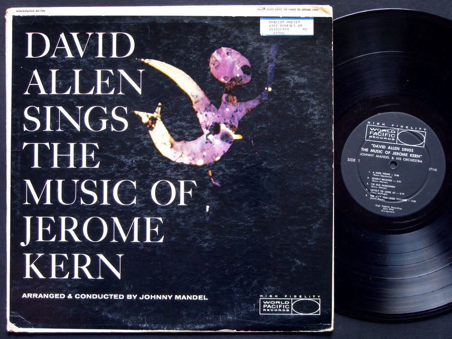 DAVID ALLEN Sings Jerome Kern LP WORLD PACIFIC WP-1295 US 1958 DG MONO