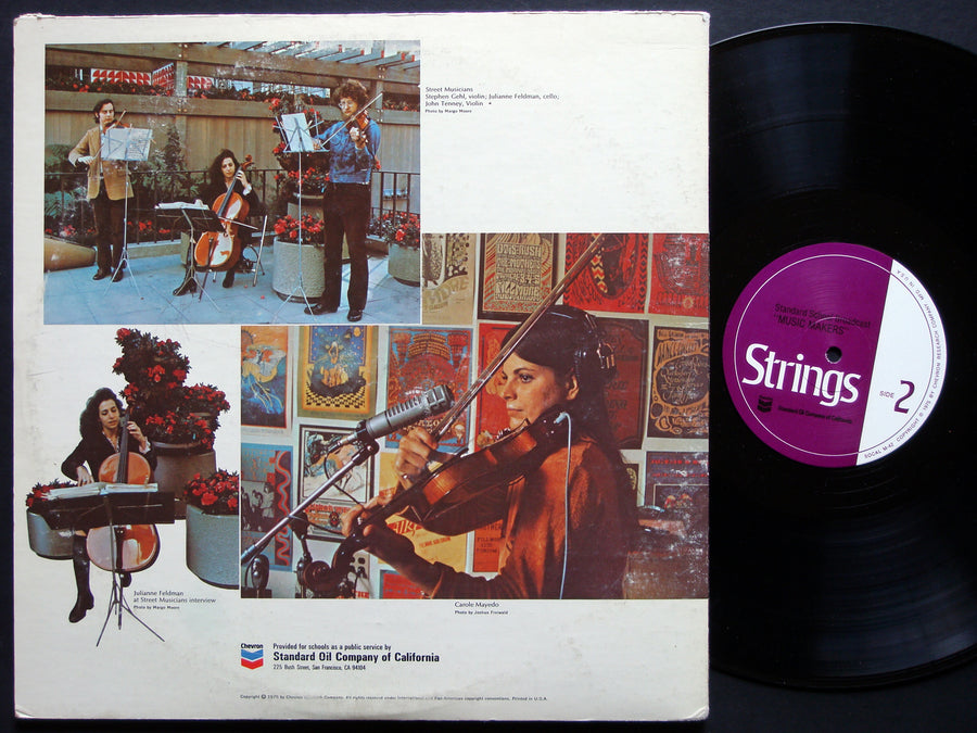 MUSIC MAKERS STRINGS 2 x LP CHEVRON US 1975 Ray Brown Pinchas Zukerman