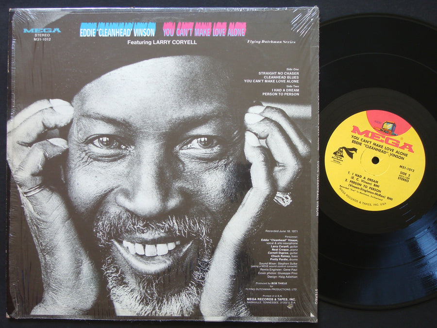 EDDIE CLEANHEAD VINSON You Can't Make Love Alone LP MEGA FLYING DUTCHMAN JAZZ