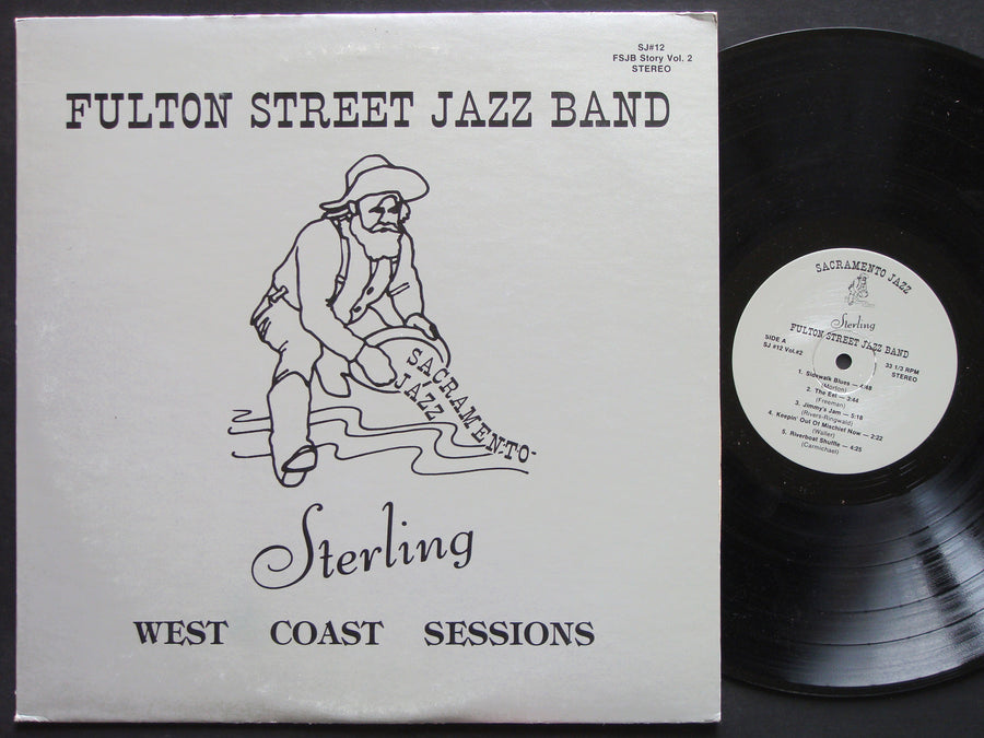 FULTON STREET JAZZ BAND Sterling (West Coast Sessions) LP SACRAMENTO JAZZ SJ#12