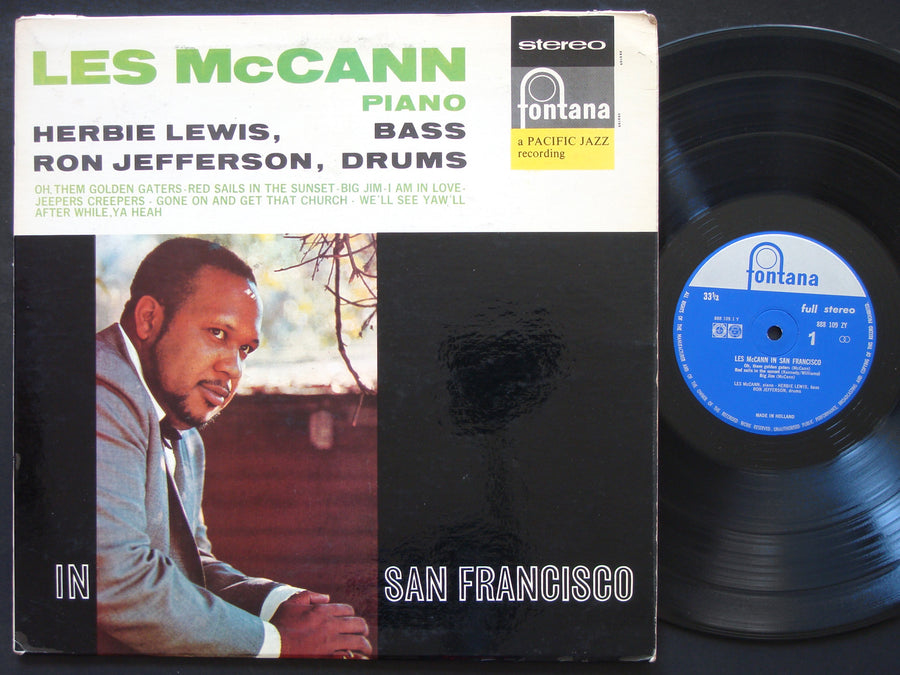 LES MCCANN In San Francisco LP FONTANA 688 109 ZL NETHERLANDS 1961 JAZZ