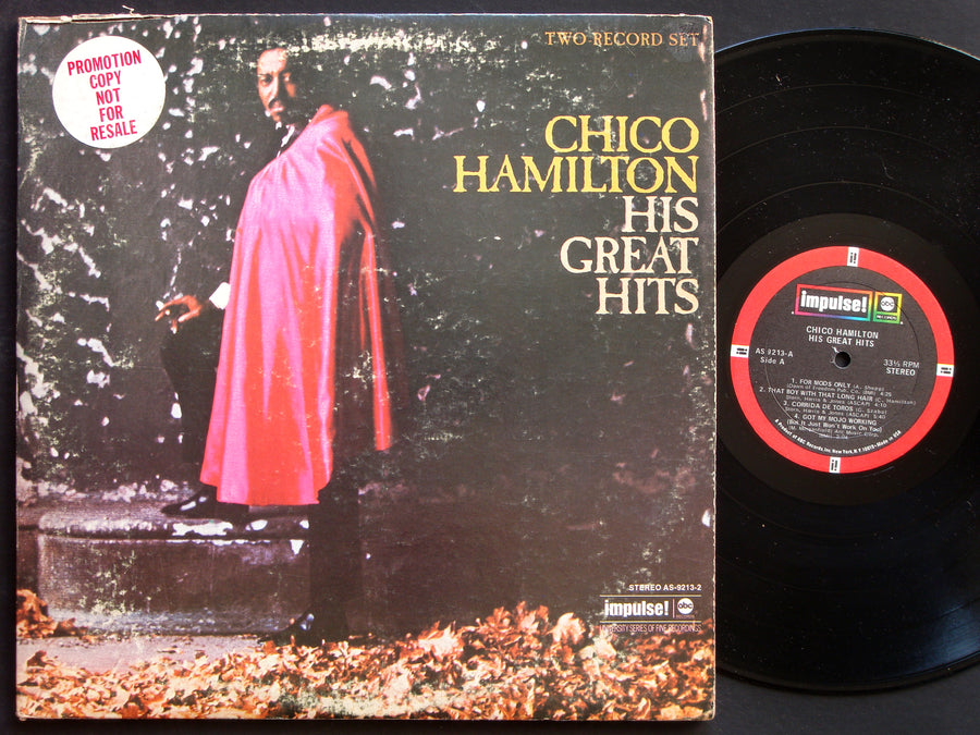 CHICO HAMILTON His Great Hits 2 x LP IMPULSE AS-9213-2 US 1971 JAZZ Archie Shepp