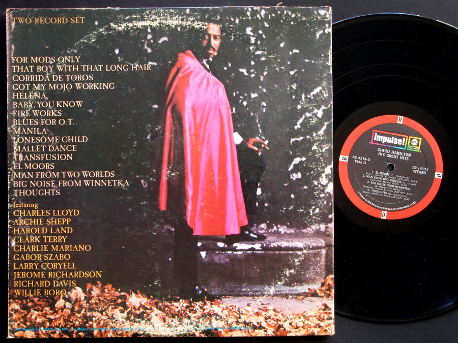 CHICO HAMILTON His Great Hits 2 x LP IMPULSE AS-9213-2 US 1971 JAZZ Archie Shepp