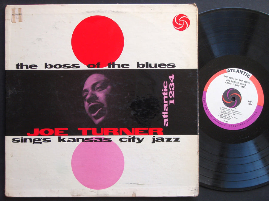JOE TURNER The Boss Of The Blues Sings Kansas City Jazz LP ATLANTIC 1234 MONO