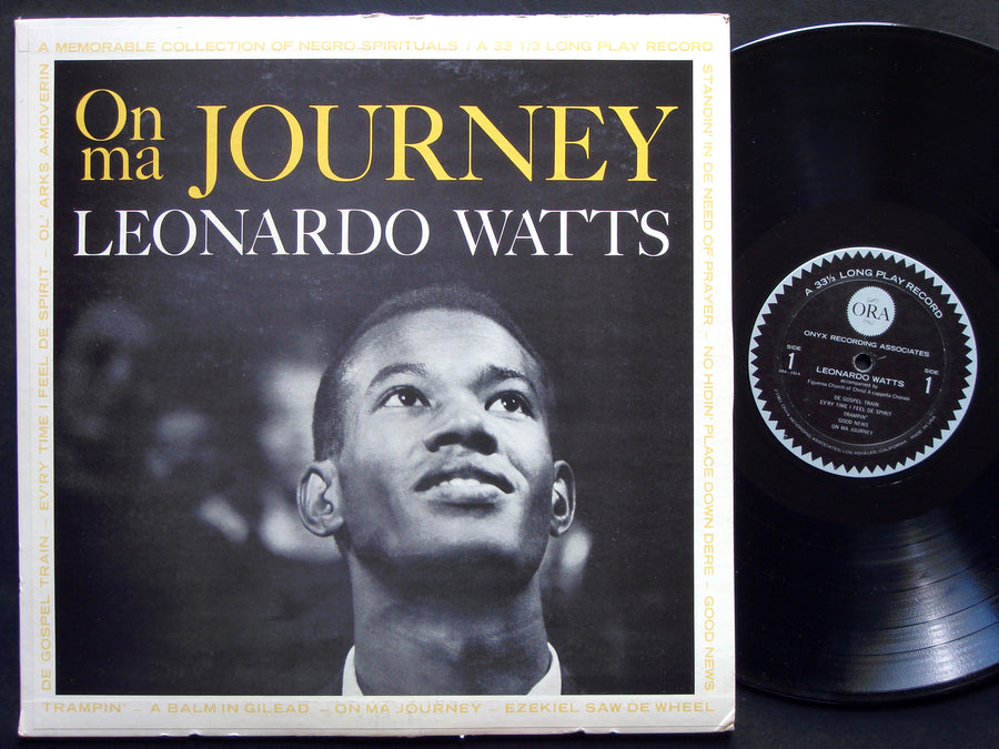 LEONARDO WATTS On Ma Journey LP ONYX RECORDING ASSOCIATES ORA-101 US 1961