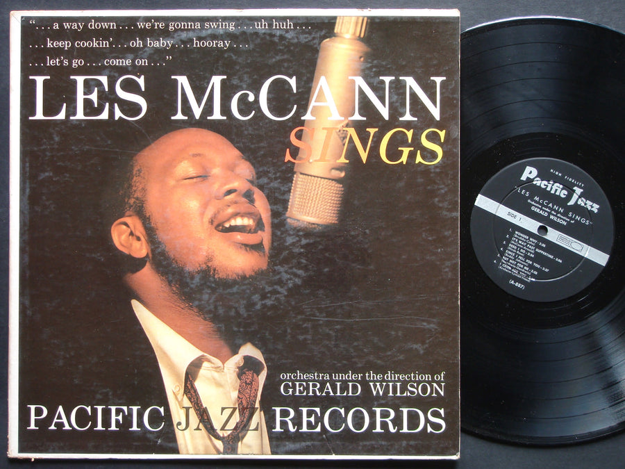 LES MCCANN Sings GERALD WILSON PACIFIC JAZZ RECORDS PJ-31 US 1961 DG MONO