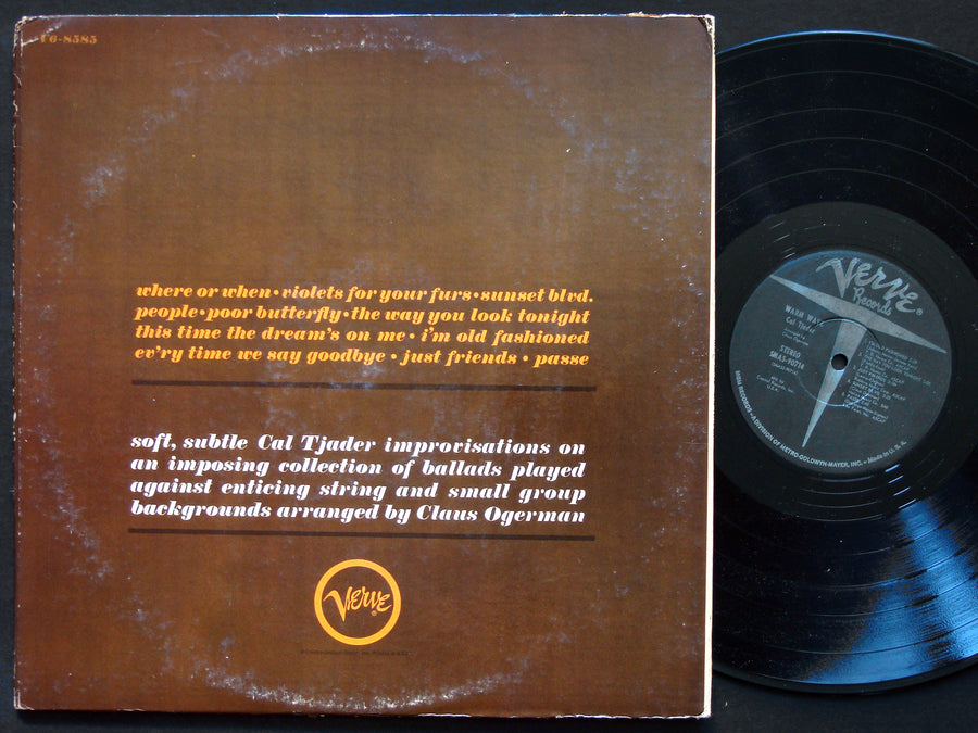 CAL TJADER Warm Wave LP VERVE RECORDS SMAS-90714 US 1964 LATIN JAZZ Hank Jones