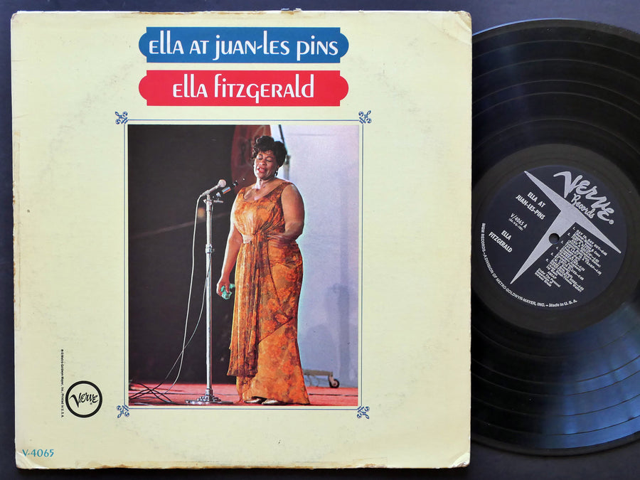 ELLA FITZGERALD Ella At Juan-Les-Pins LP VERVE V4065 Tommy Flanagan Roy Eldridge